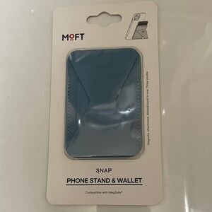 Blue Snap Phone Stand & Wallet